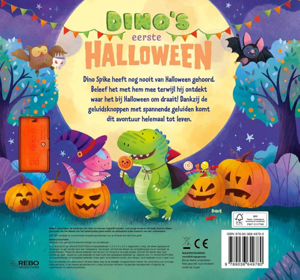 Dino's eerste halloween - 11 geluidenboe