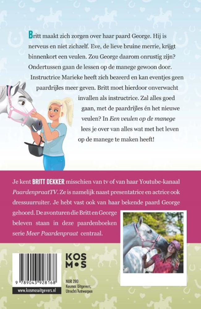 Britt dekker: een veulen op de manege 7+