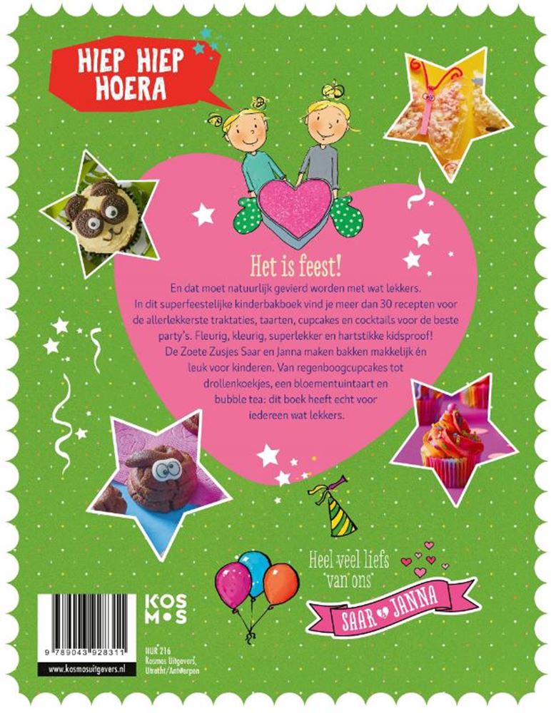 Fiesta central en la casa del libro con las dulces hermanas: libro para hornear con más de 30 recetas