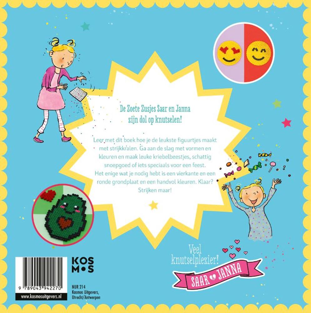 Casetta centrale per libri realizzata con le dolci sorelle: perline termoadesive
