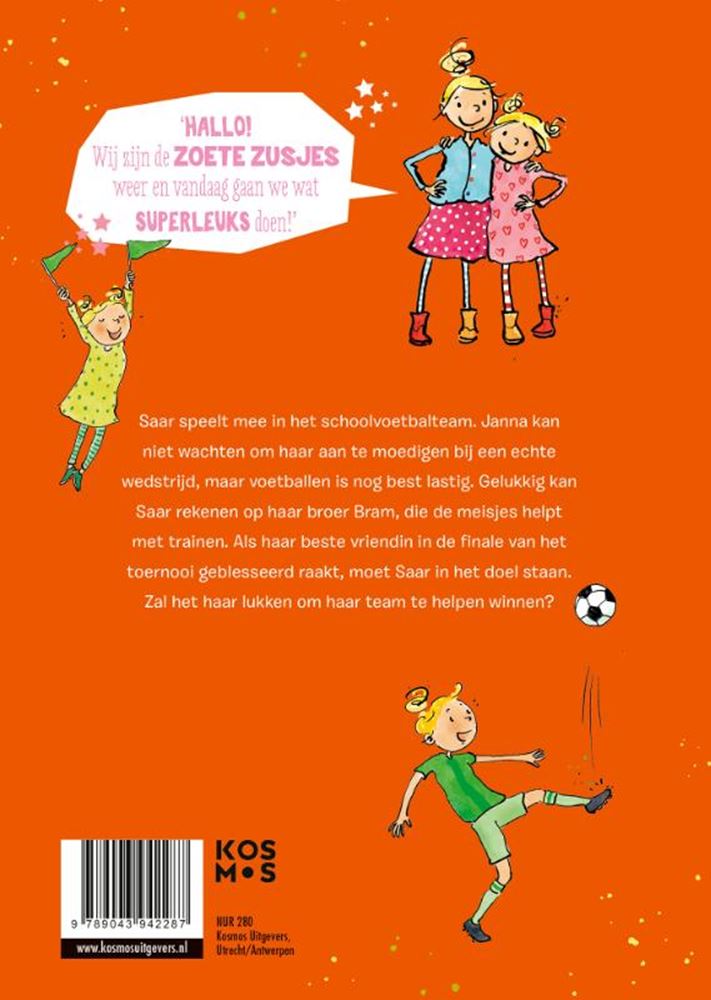 Centraal boekhuis de zoete zusjes worden kampioen 4+