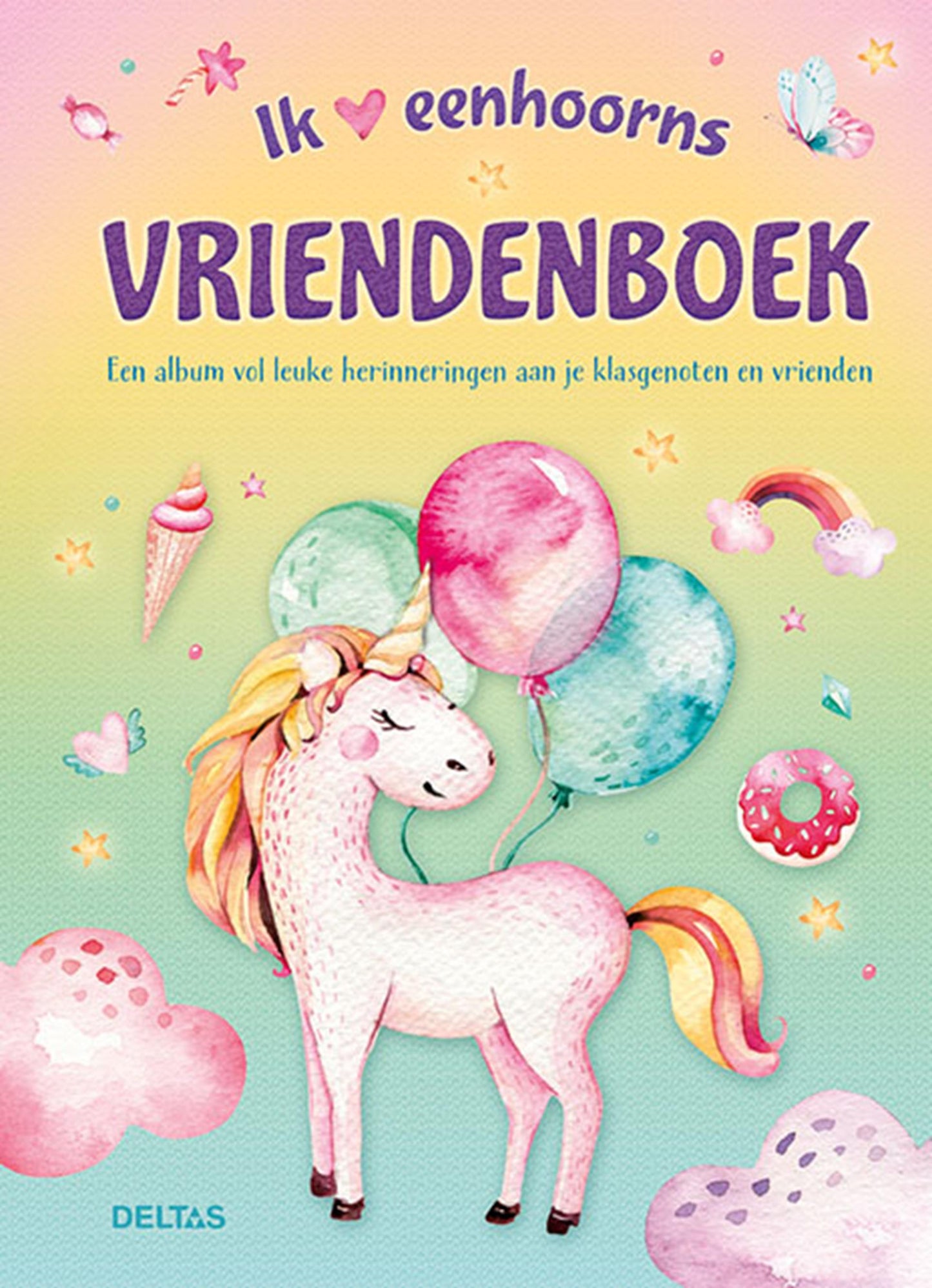 Libro de amigos Unicornio