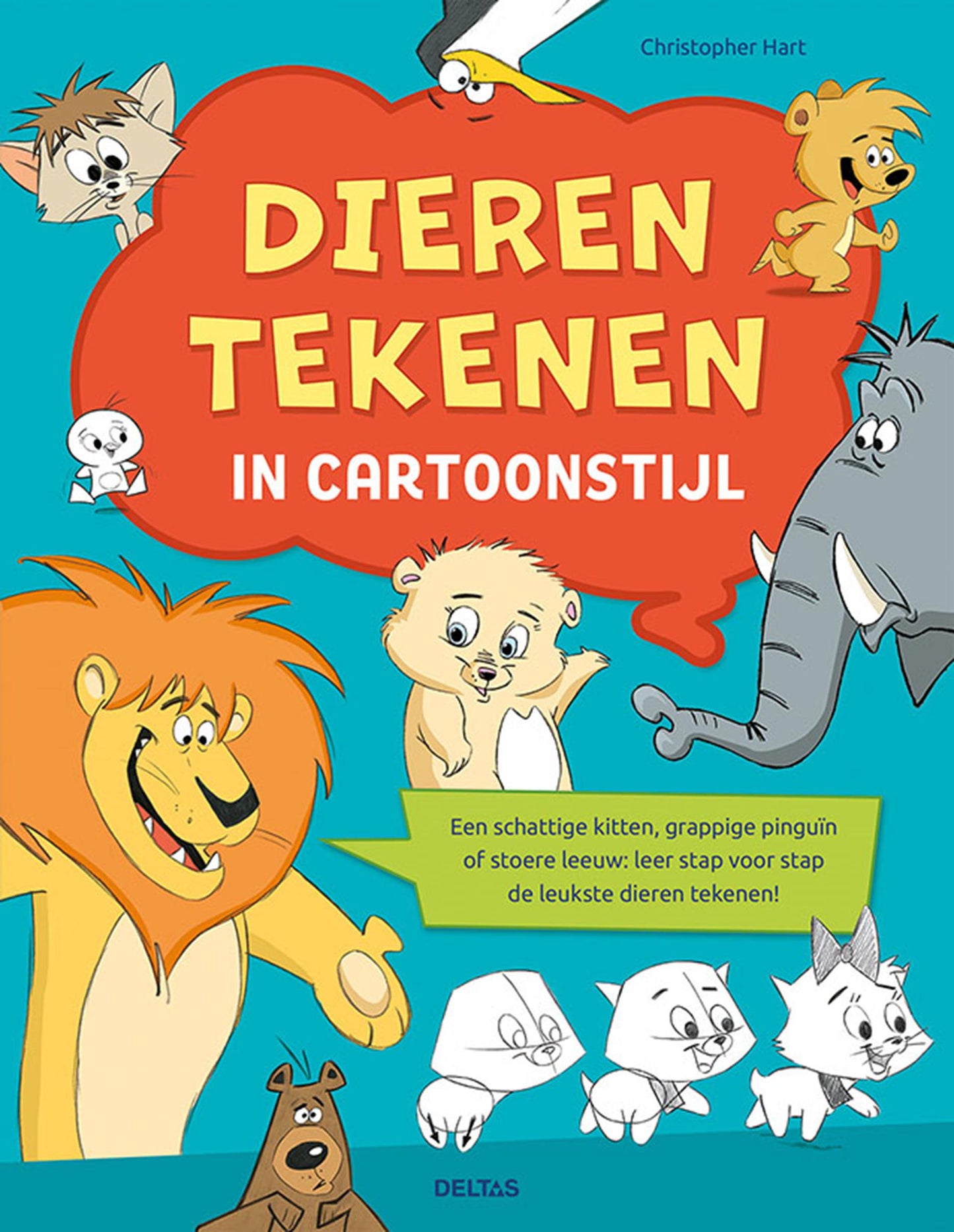 Delta Dieren Disegno in stile cartone animato