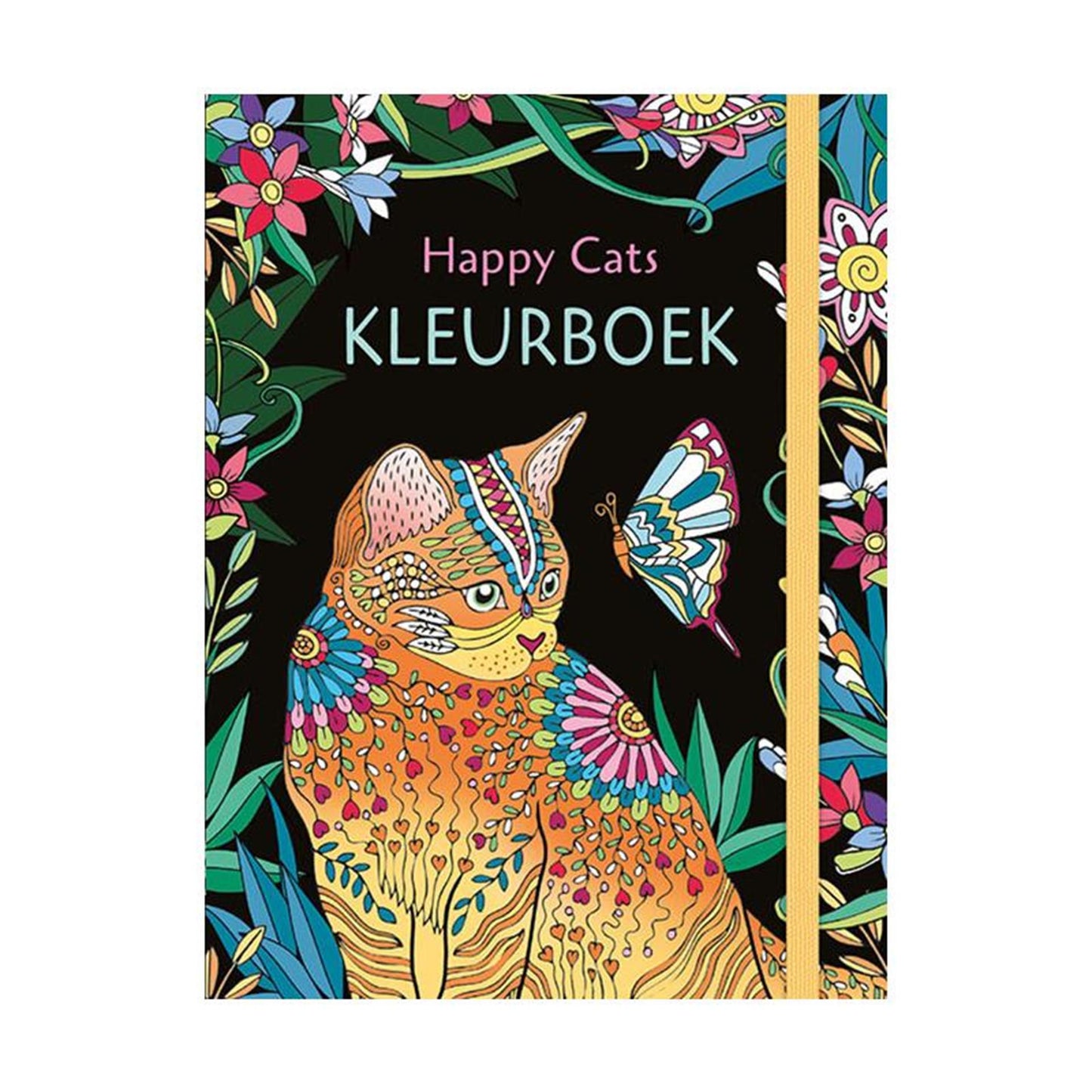Libro para colorear para adultos Gatos felices deltas