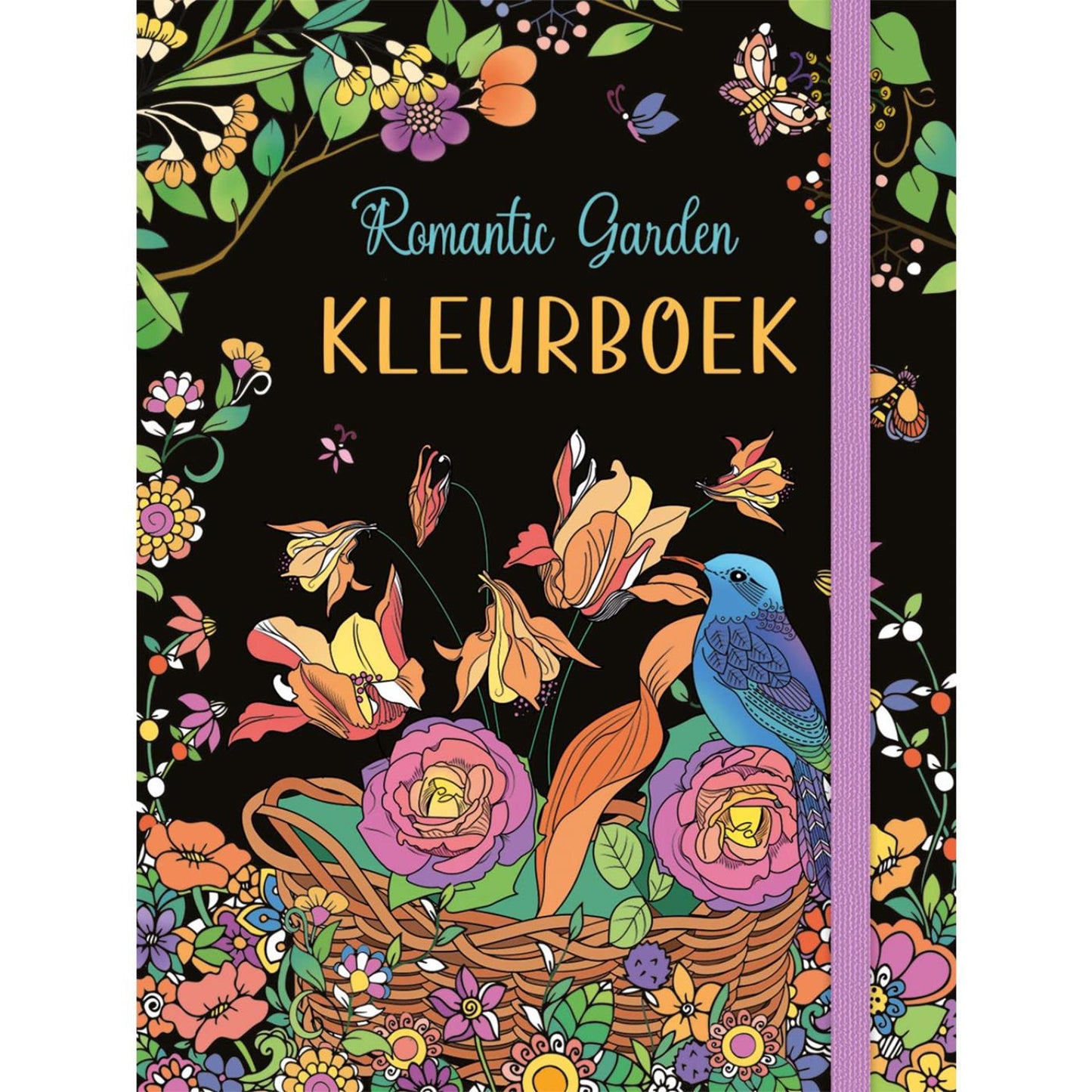 Libro para colorear Jardín romántico de los Deltas