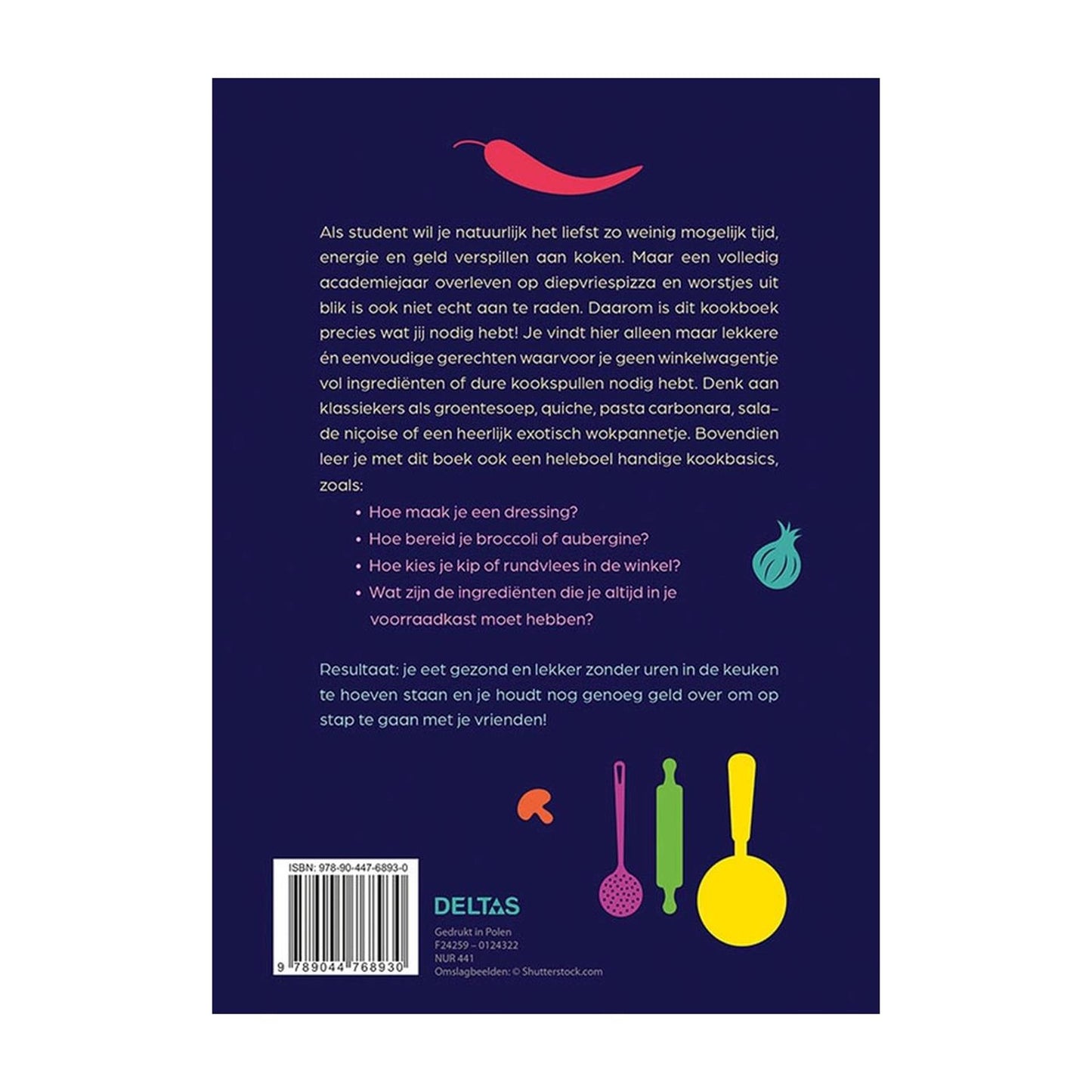 Delta è il miglior libro di cucina per gli studenti