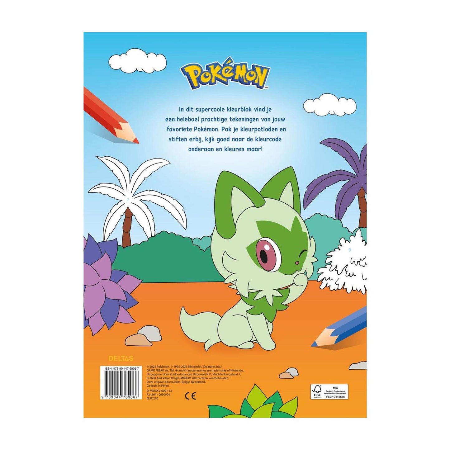 I Pokemon Delta colorano per numero