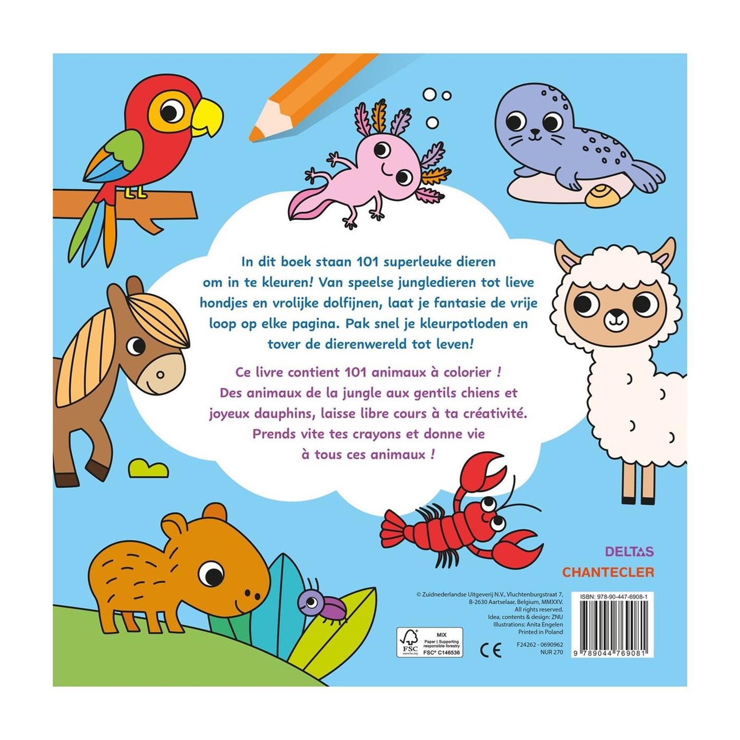 Deltas maxi color fun 101 animales