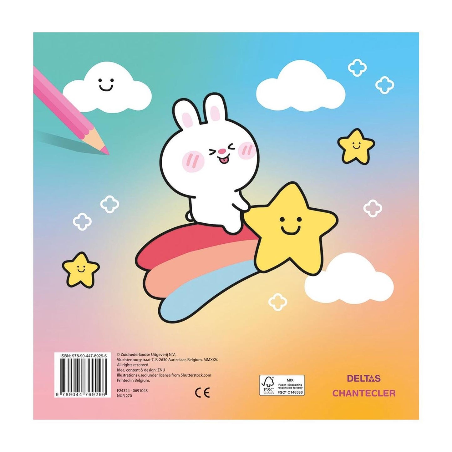 Deltas kawaii color fun - libro da colorare