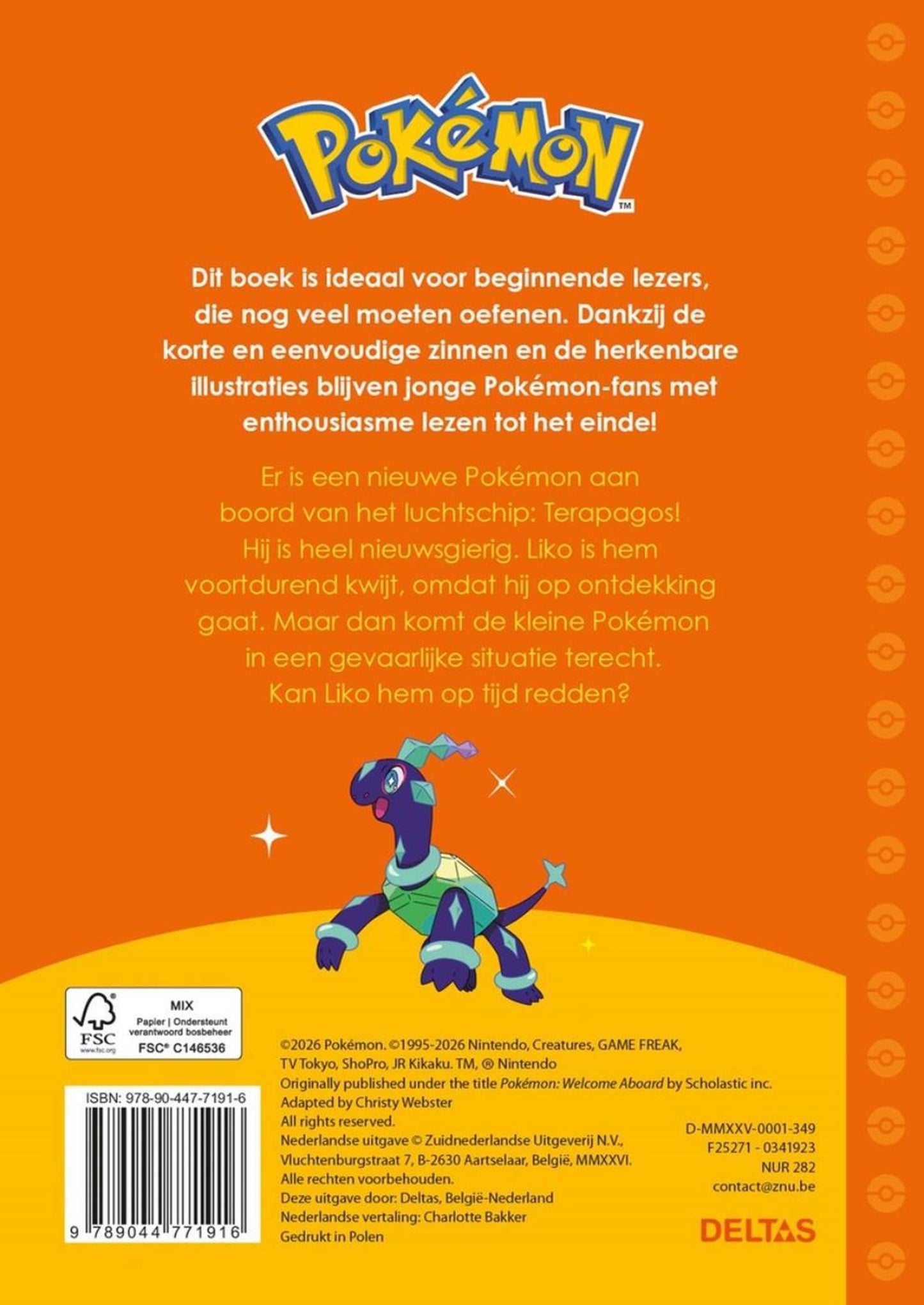 Deltas pokã©mon eerste leespret - waar is terapagos?