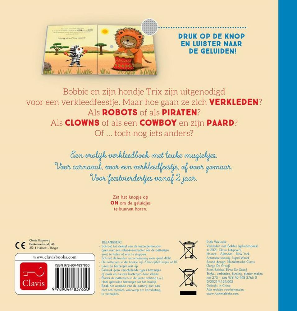 Libro sonoro: travestirsi con Bobbie