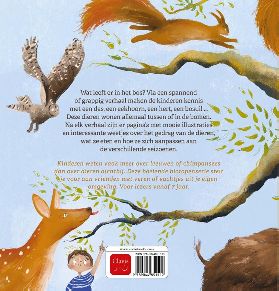 Libro ilustrado: animales en el bosque. 7+