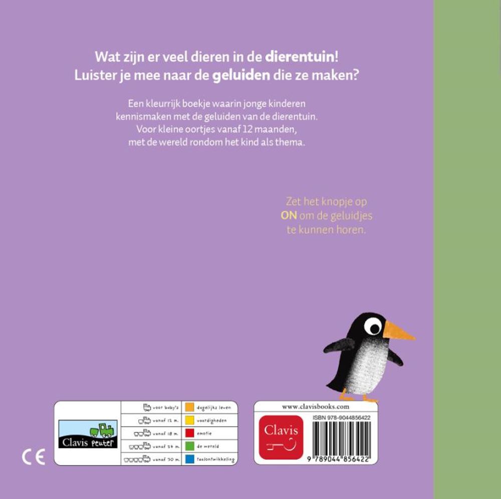 Libro sonoro: el zoológico. (nuevo) 1+