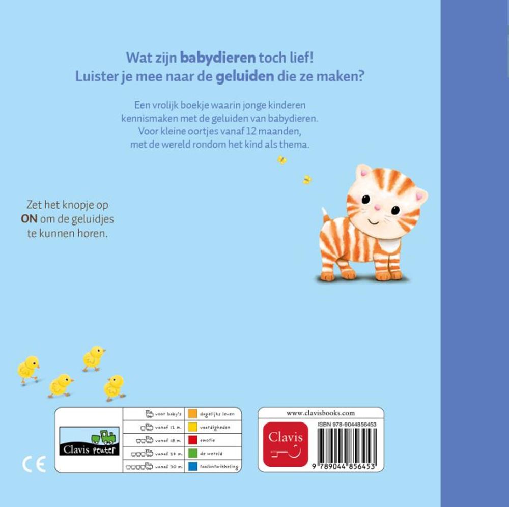 Libro sonoro: animales bebés. (nuevo) 1+
