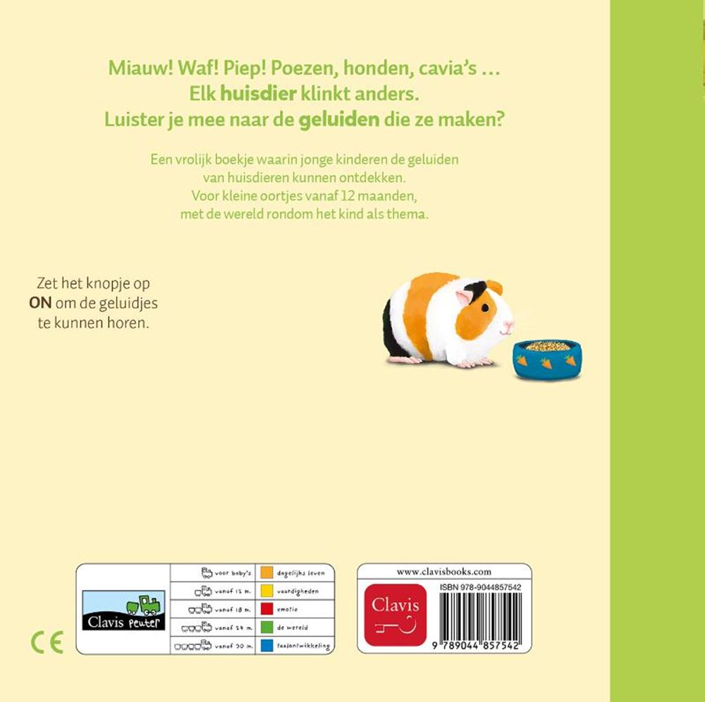 Libro sonoro: mascotas. 1+