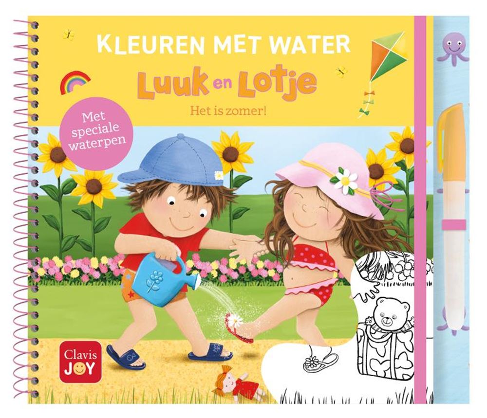 Colorear con agua. luuk y lotje. es