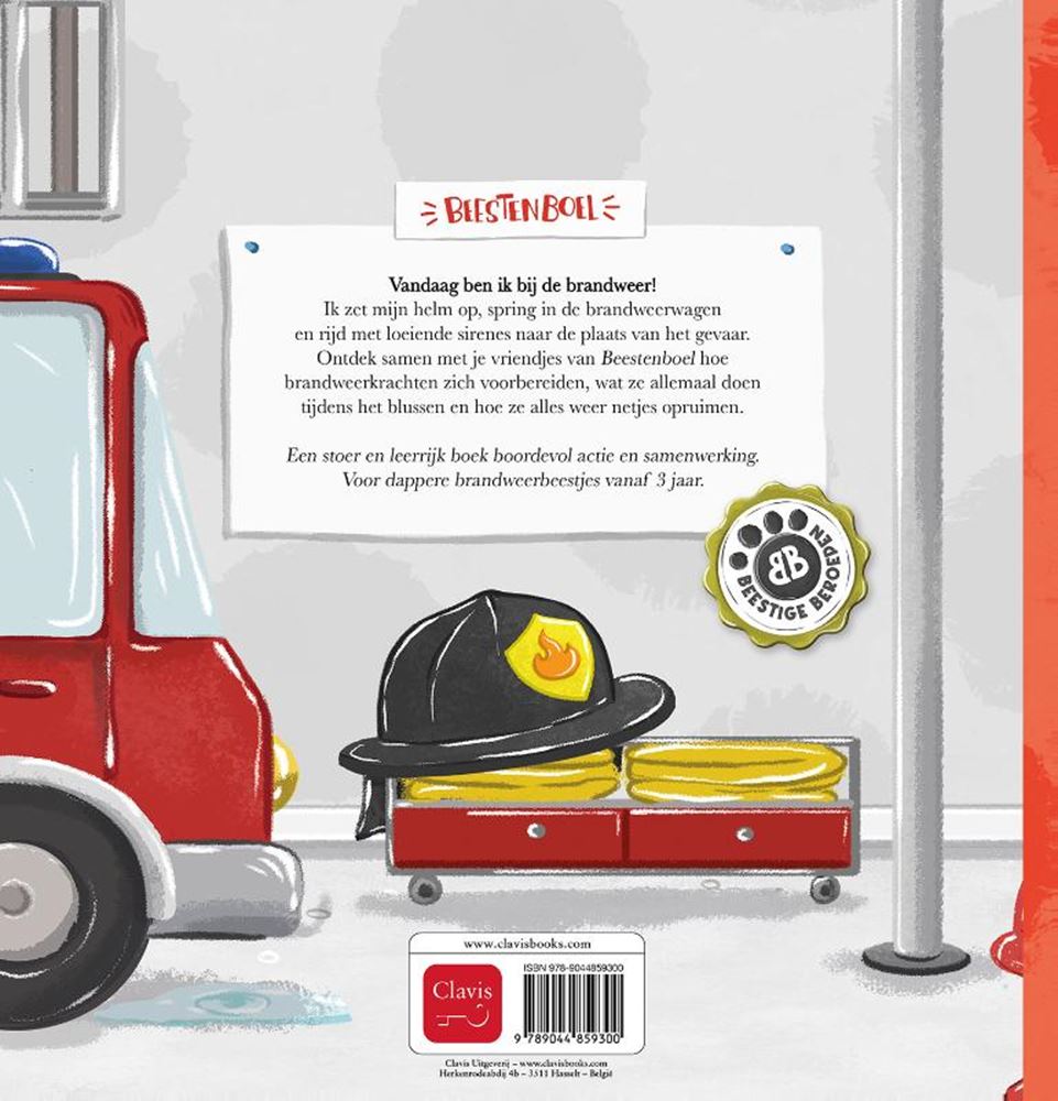 Libro ilustrado: los bomberos 3+