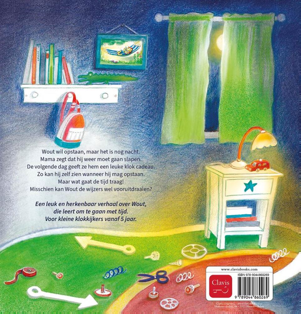 Libro ilustrado: Wout se despierta. 5+