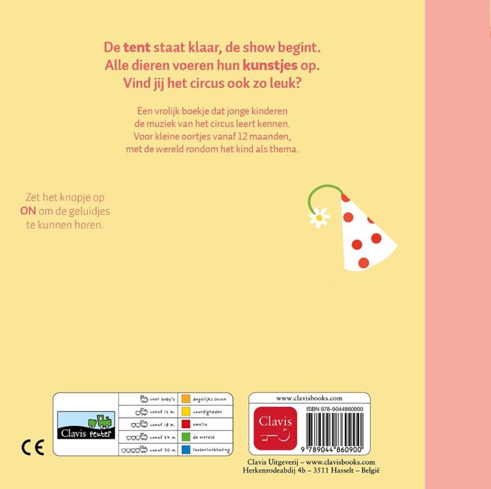 Libro sonoro: melodías de circo 2+