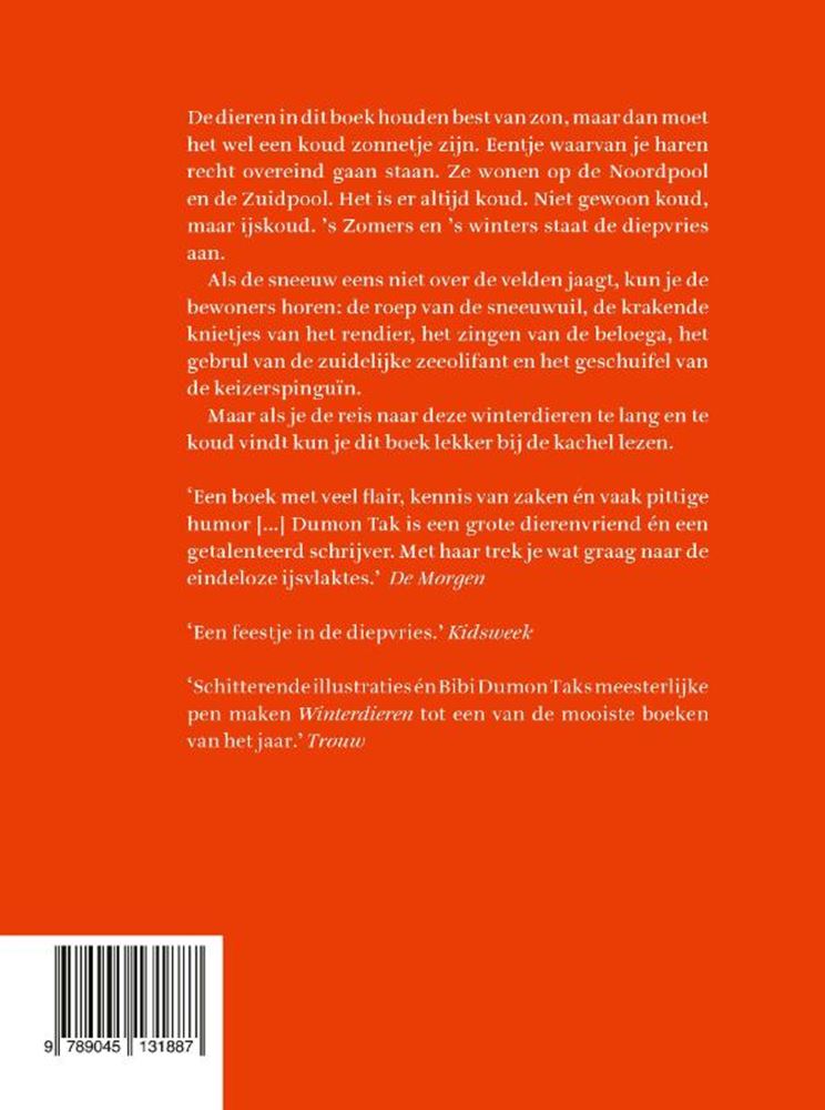 Libro de cuentos: animales de invierno. salsa dorada