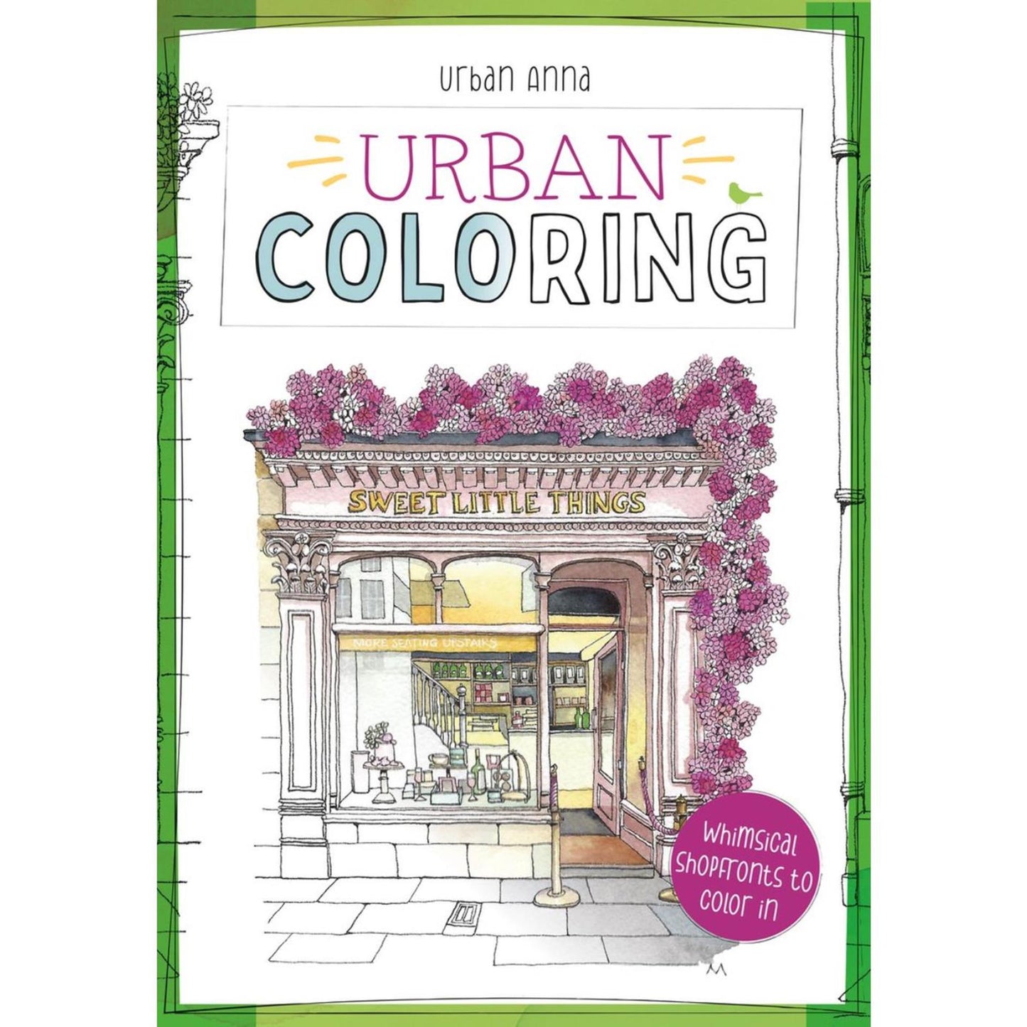 Libro da colorare da colorare urbano dell'editore Kluitman