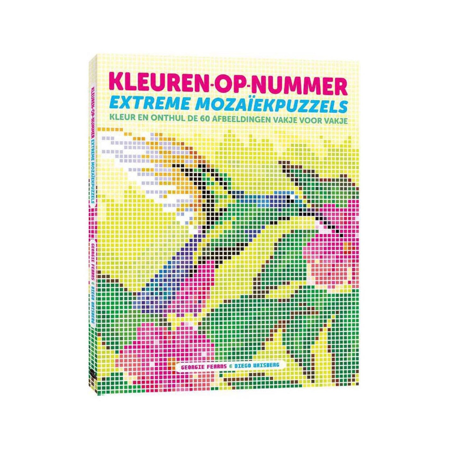 Kluitman kleuren op nummer extreme mozaã¯ekpuzzels