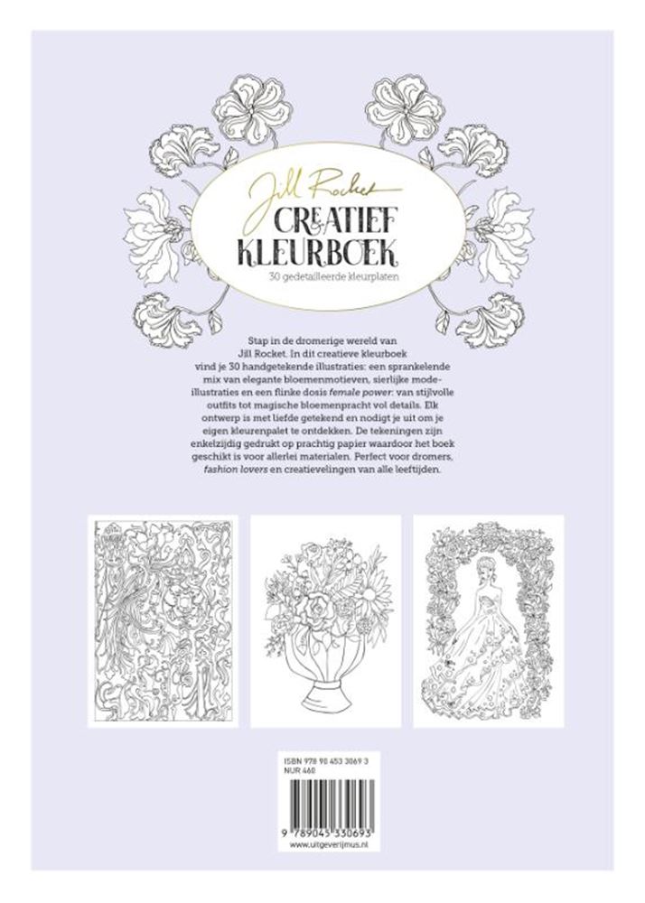Jill rocket: libro para colorear creativo