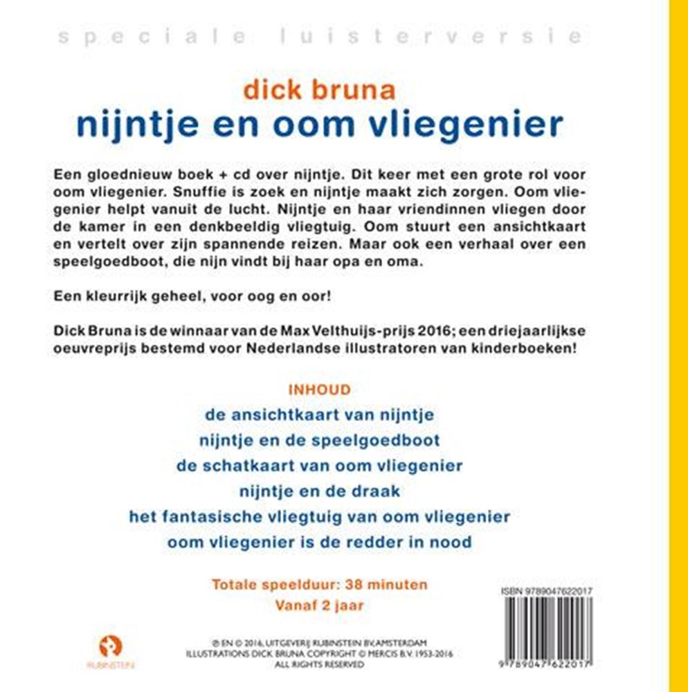 Miffy y el tio aviador (libro + CD). 3+