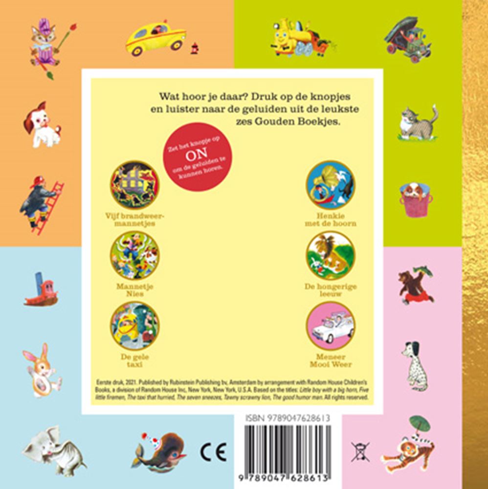 Libro sonoro: gb: los libros de oro. 3+