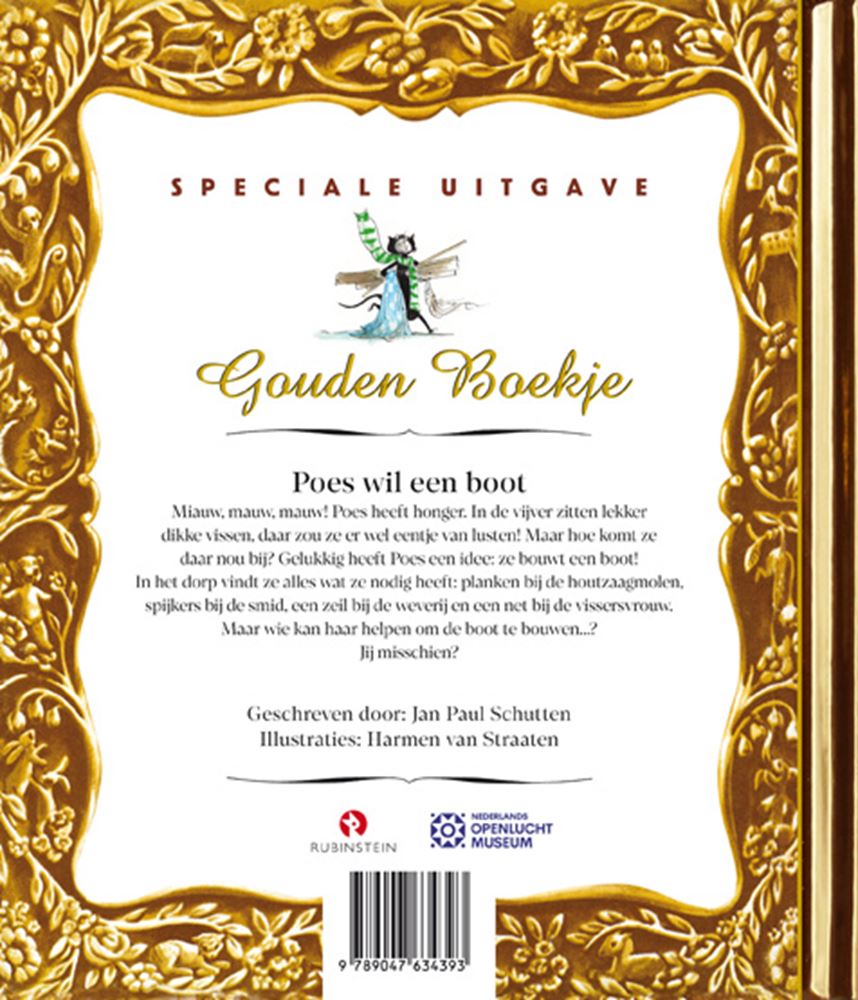 Libro de oro: el gato quiere un barco 3+