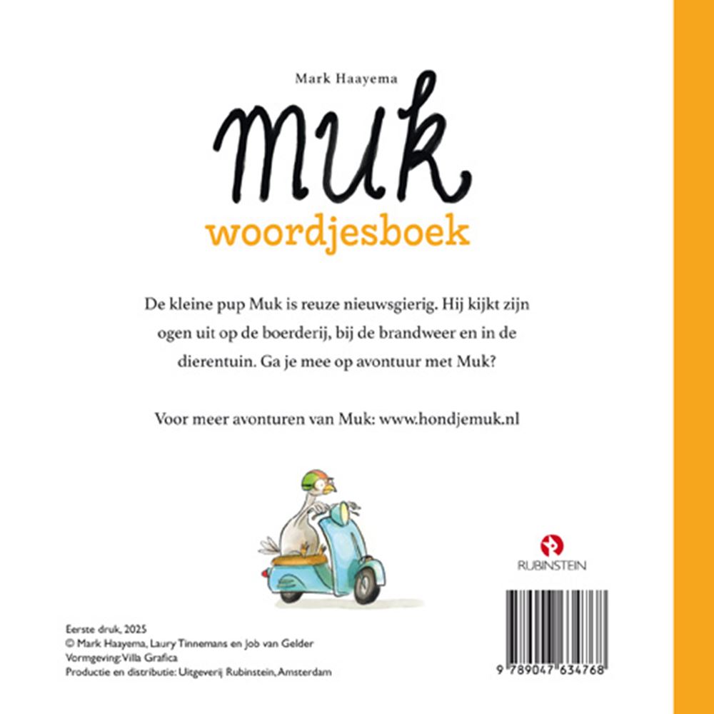 Libro de cartón: libro de palabras muk. 1+