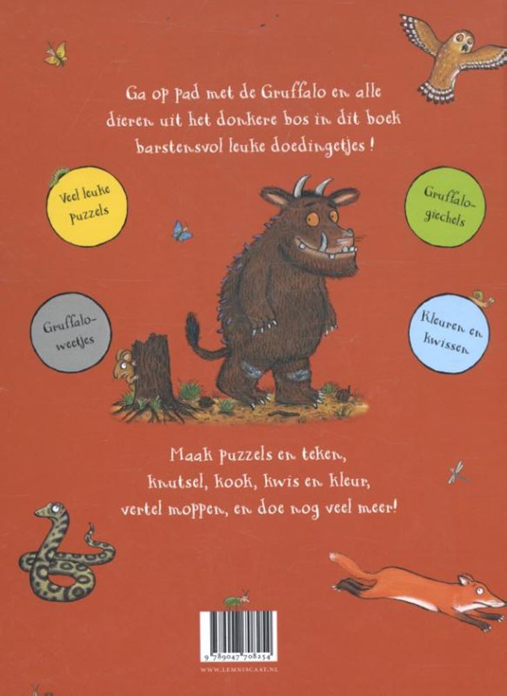 El gran libro de actividades del gruffalo. 6+