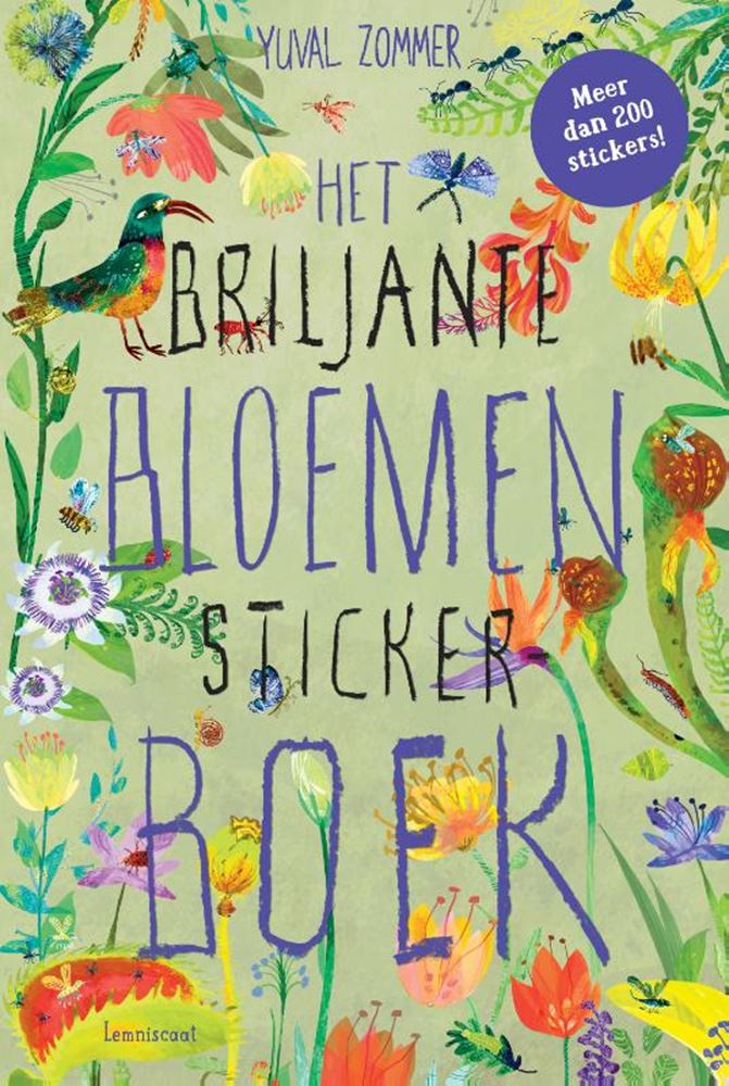 El brillante libro de pegatinas de flores. 4+