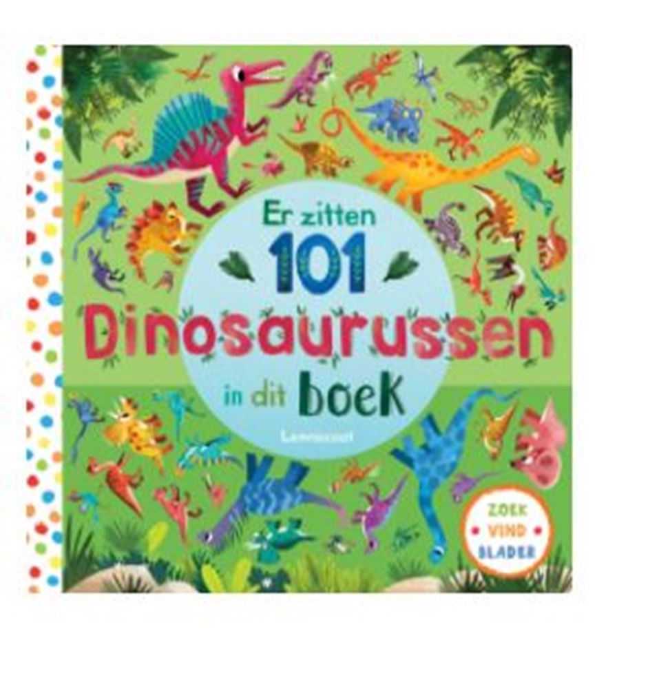 Hay 101 dinosaurios en este libro.