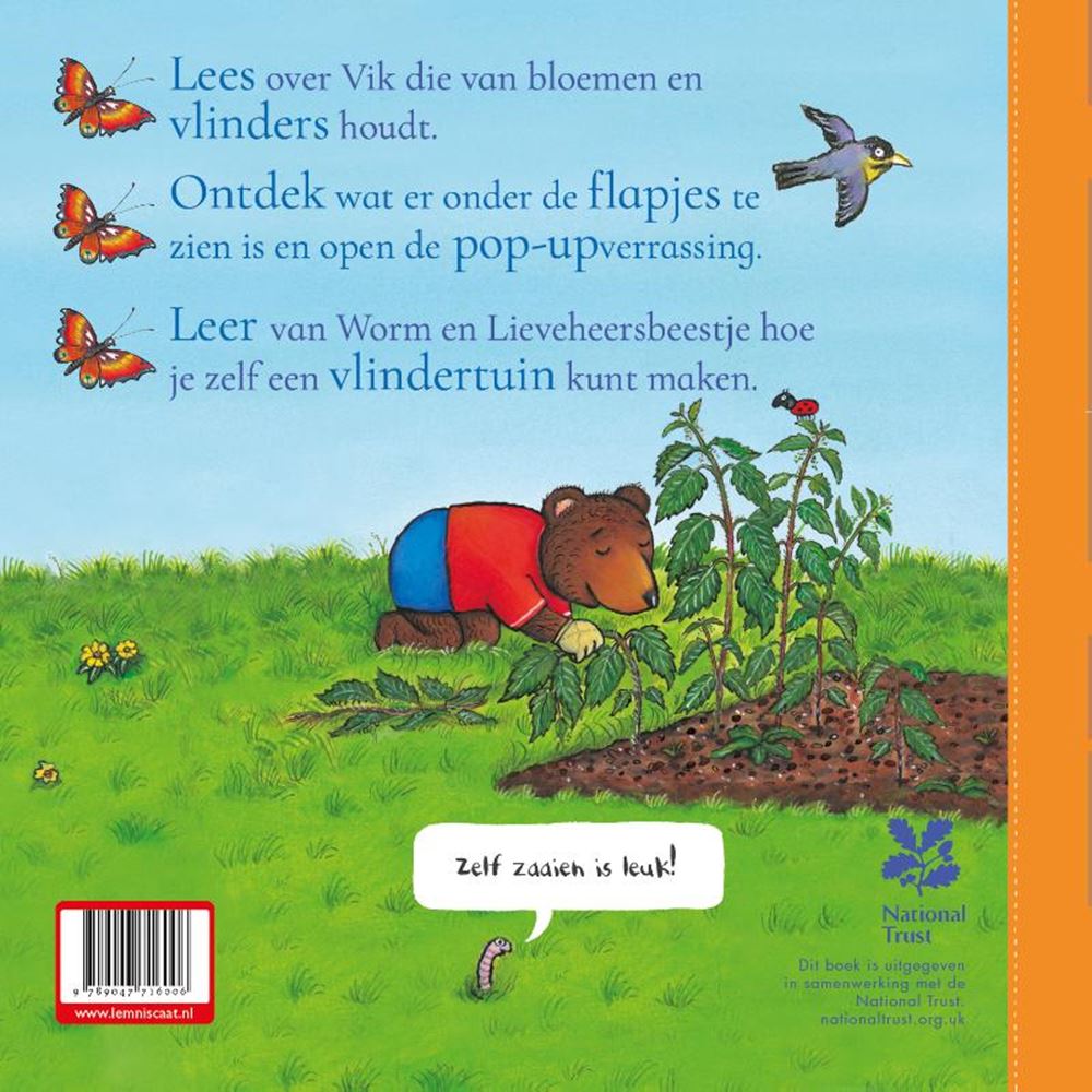 Vik hace un jardín de mariposas 4+