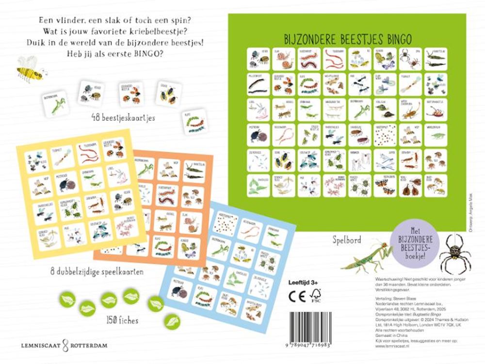 Juego: bingo de animales especiales. 6+