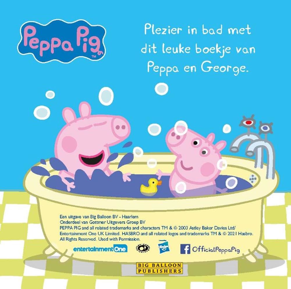¡Gran globo en el baño con Peppa!