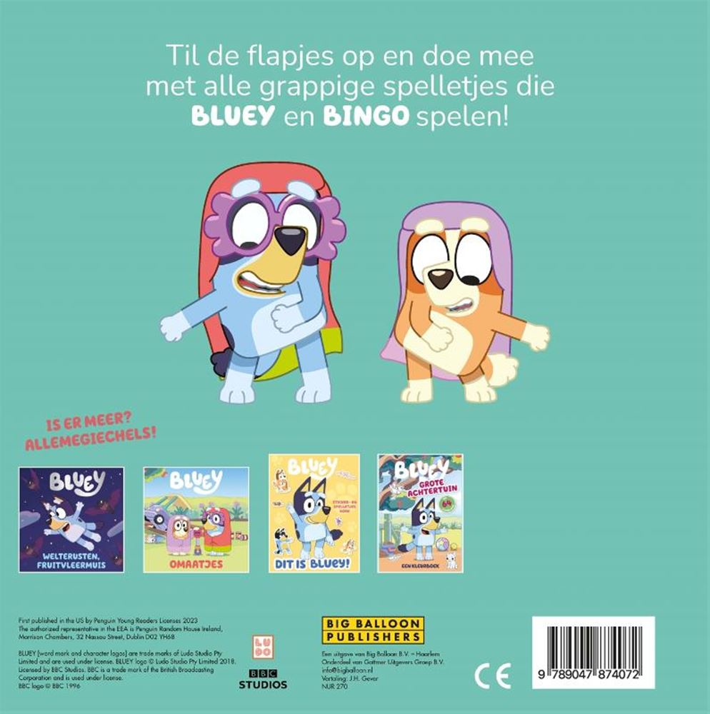 Bluey dovremo giocare? flapbook