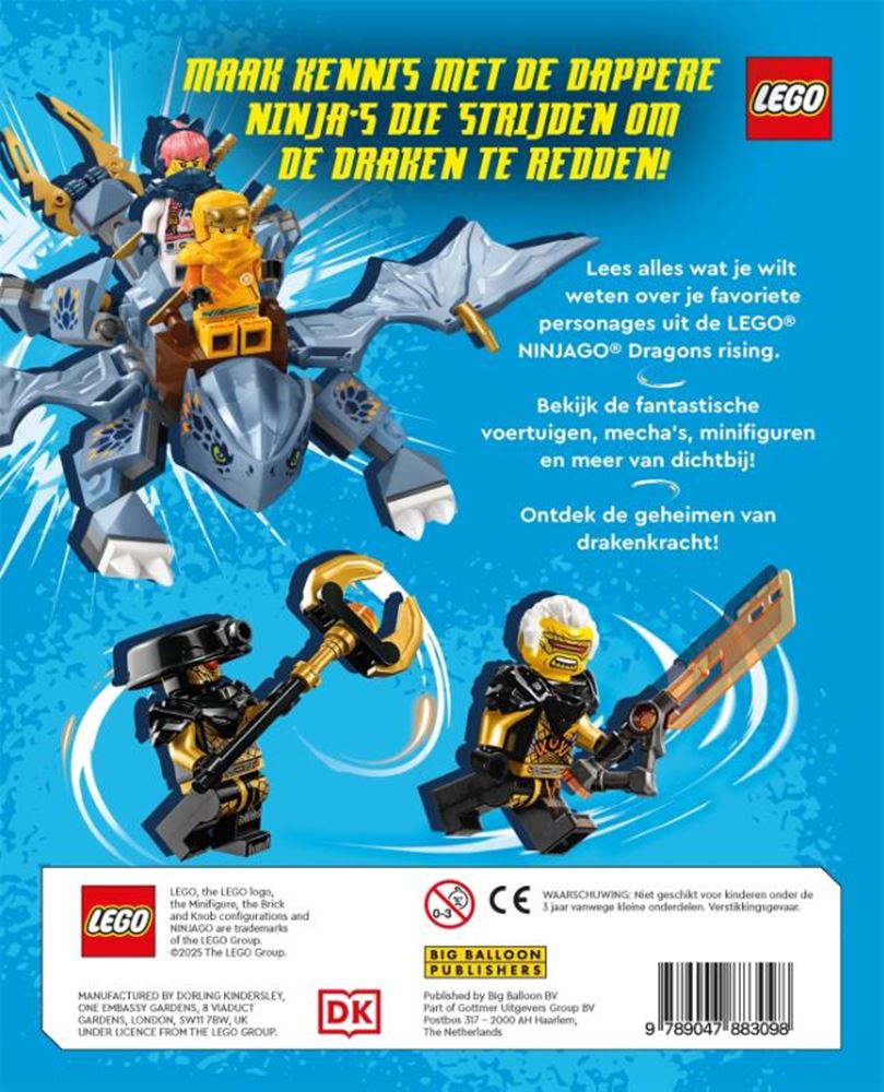 Lego globo grande - dragones en ascenso