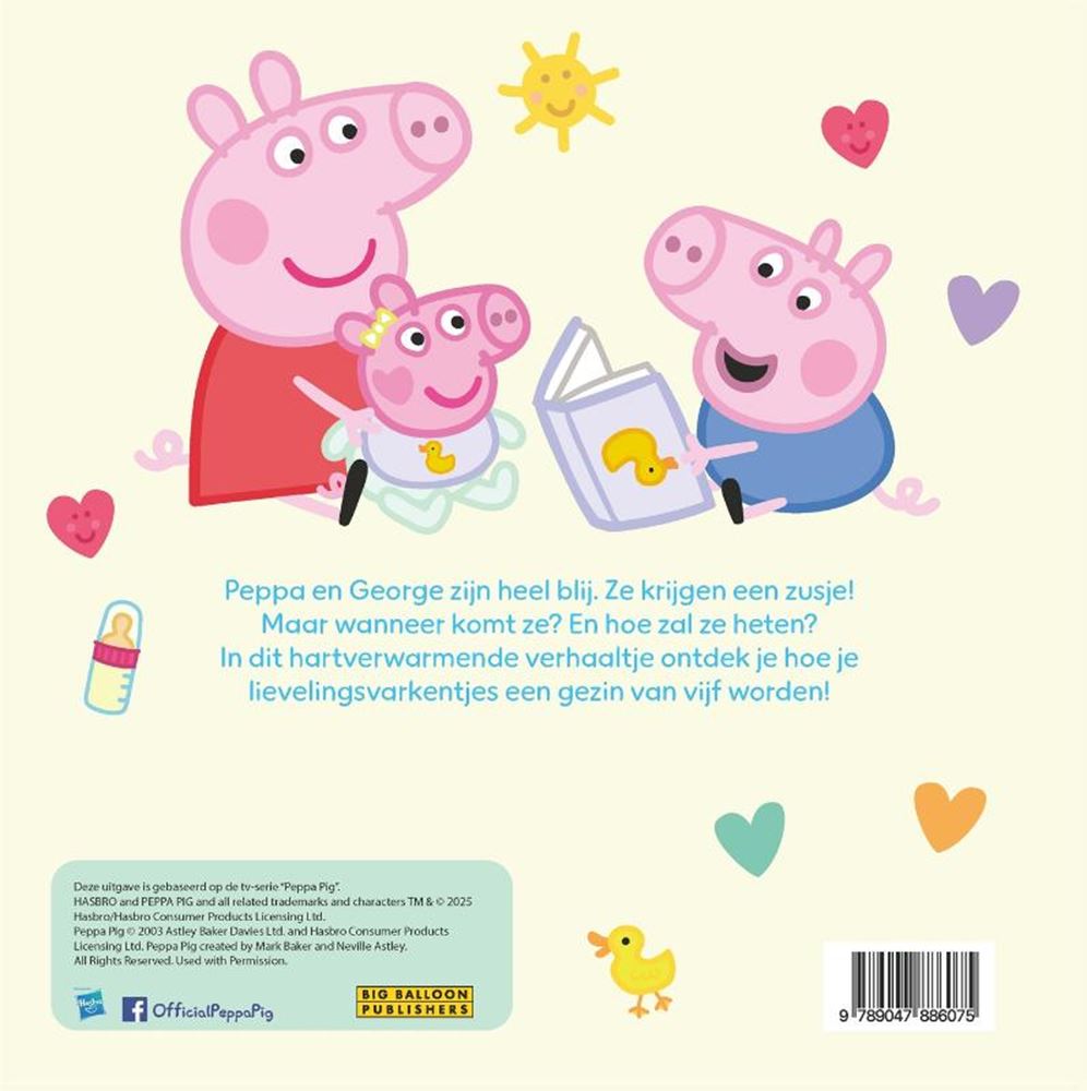 Libro ilustrado: Peppa tiene una hermana 3+
