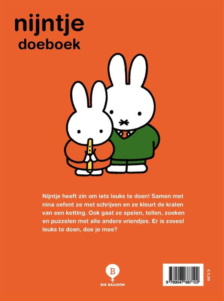 Libro de actividades de Miffy (estrellas). 2+
