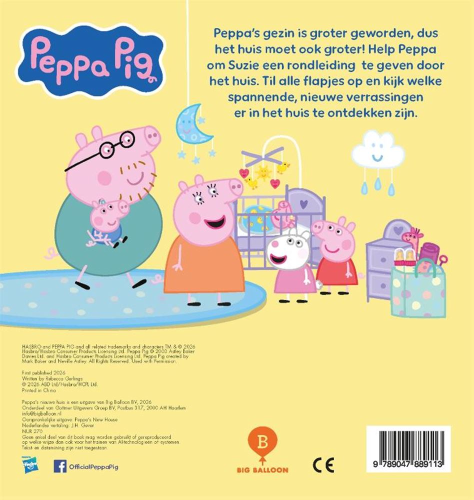 La nueva casa de Peppa. libro con solapa. 3+
