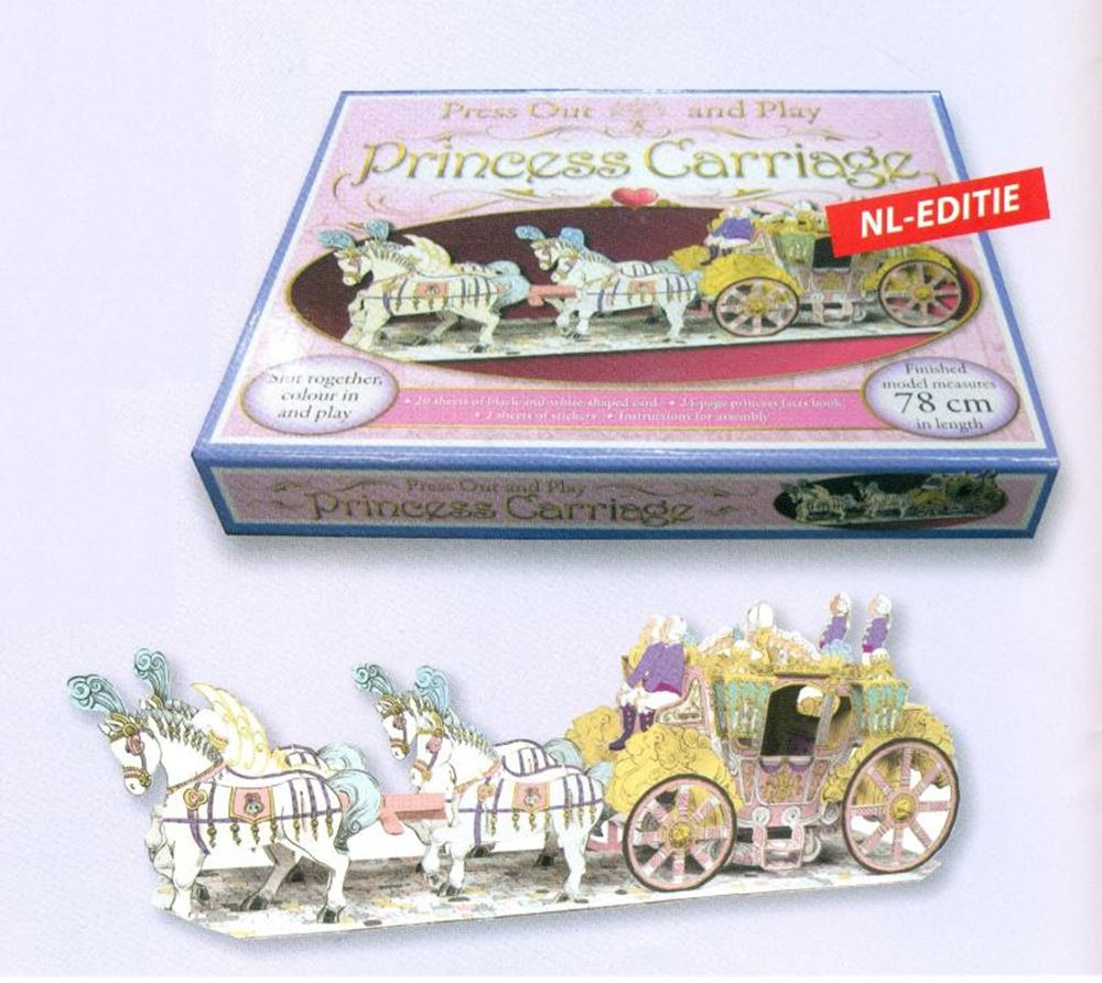 Kit de construcción carruaje princesa, prensa y sp.