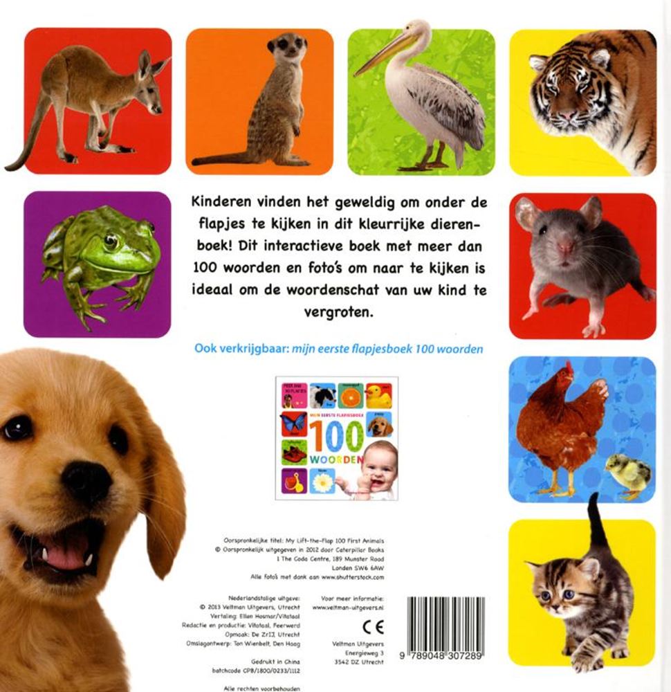 Mi primer libro solapa 100 animales.