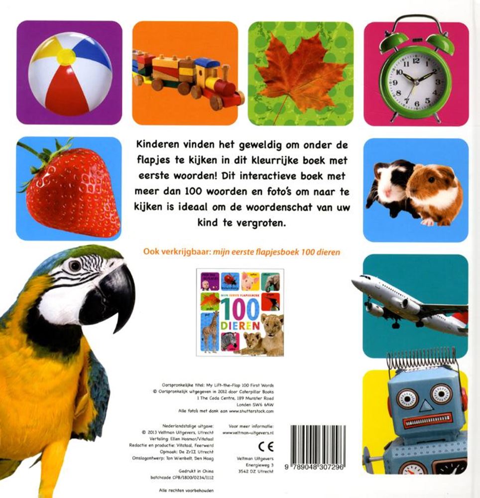 Mi primer libro solapa de 100 palabras. 1+