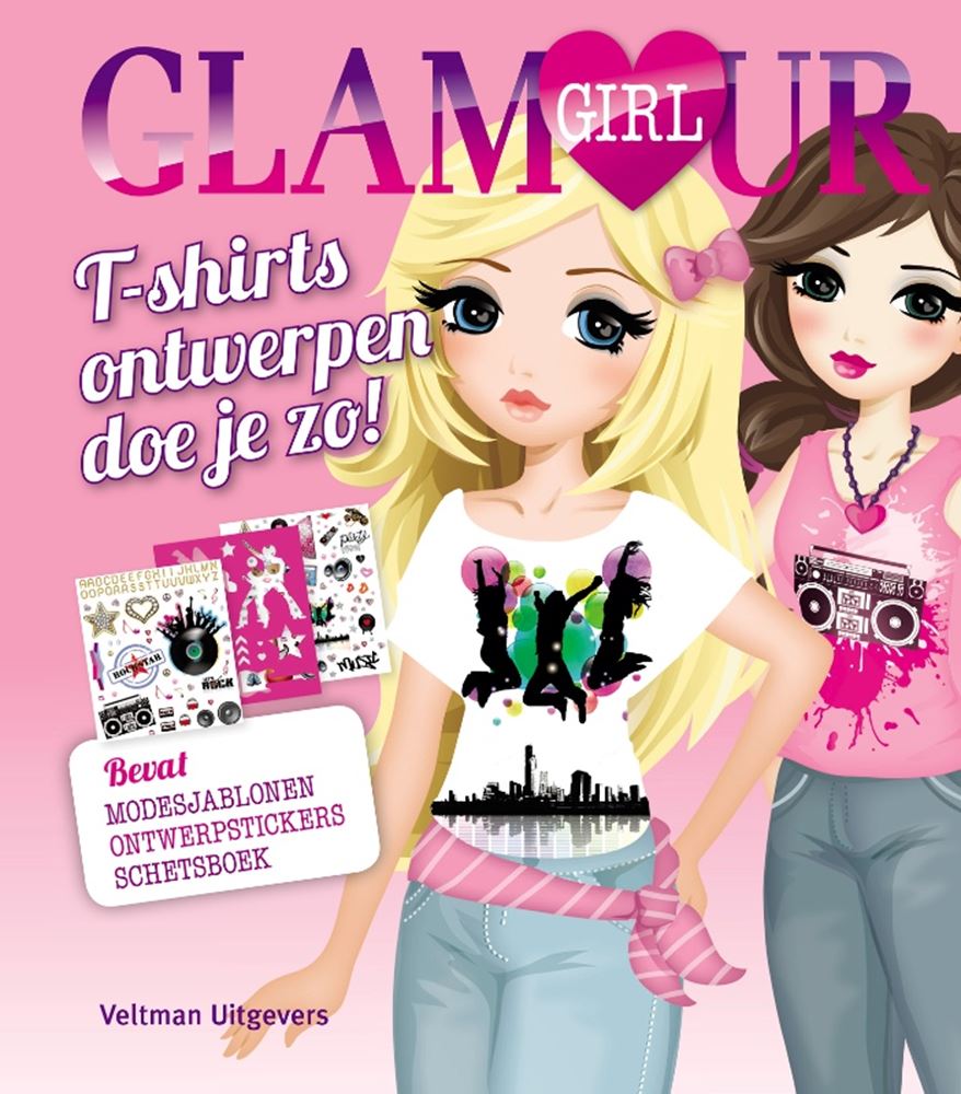 Chica glamurosa: diseñas camisetas