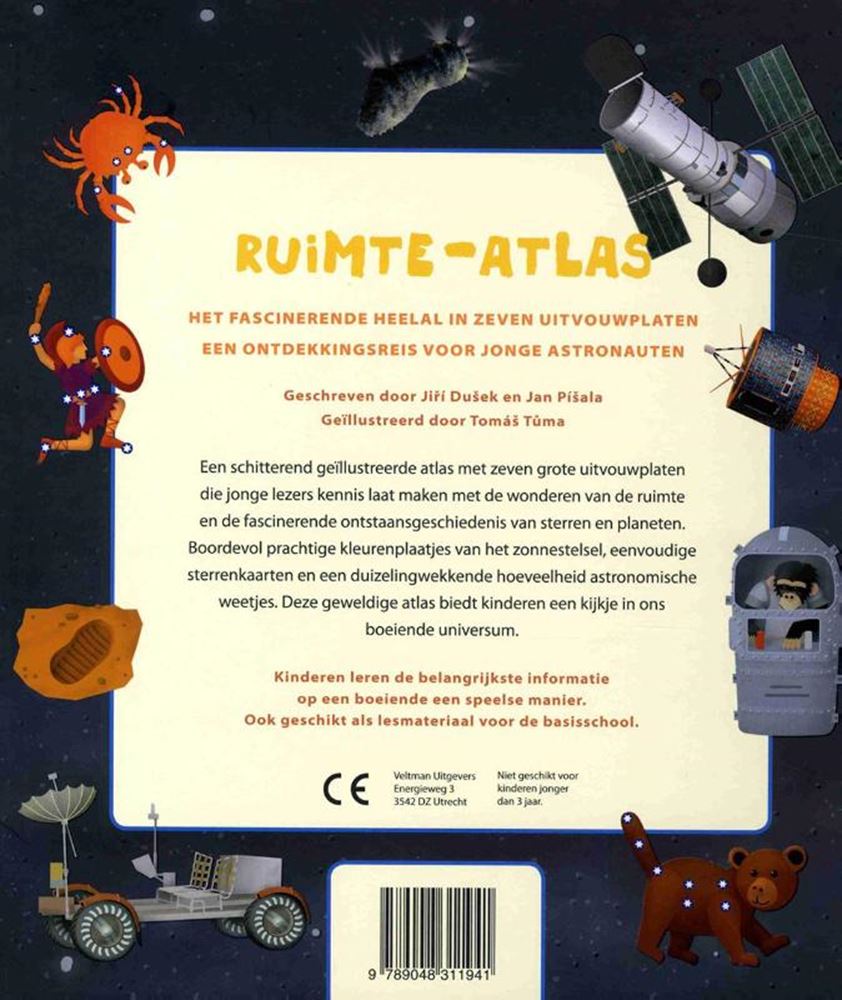 Atlas espacial (libro desplegable). 7+