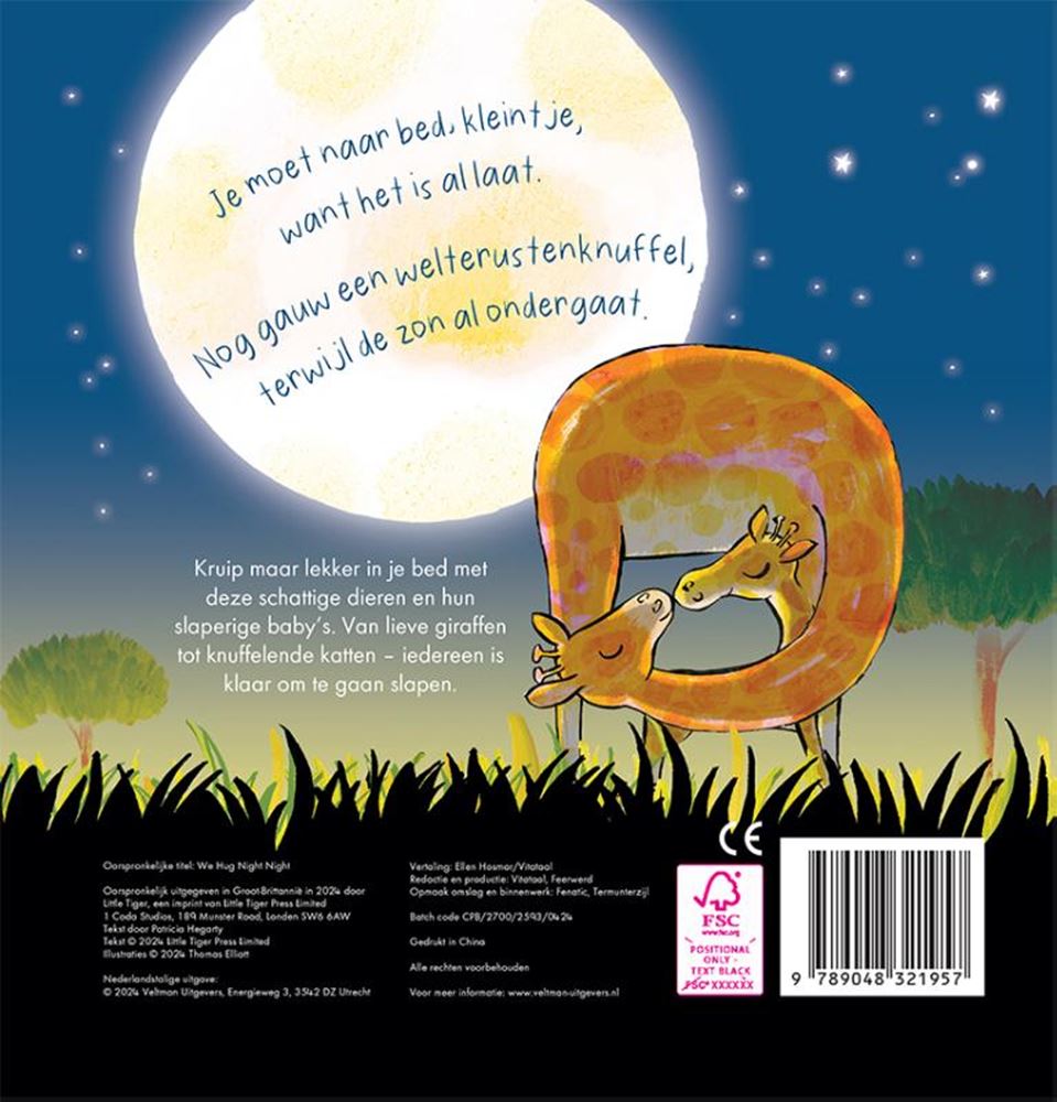 Libro de cartón: abrazo de buenas noches 1+