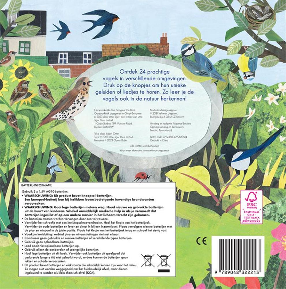 24 canciones de sonidos de aves únicas 3+