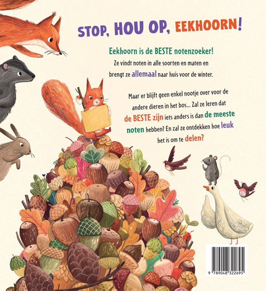 Libro ilustrado: ¡detente, detente, ardilla! 3+
